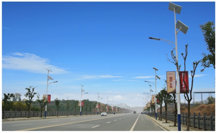 广西蒙山太阳能物联网路灯